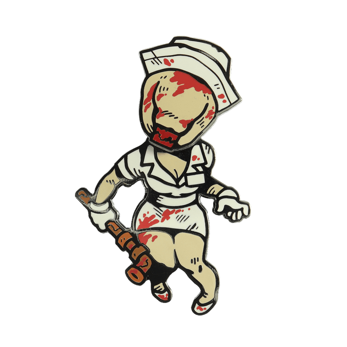 Bobblehead Nurse Pin