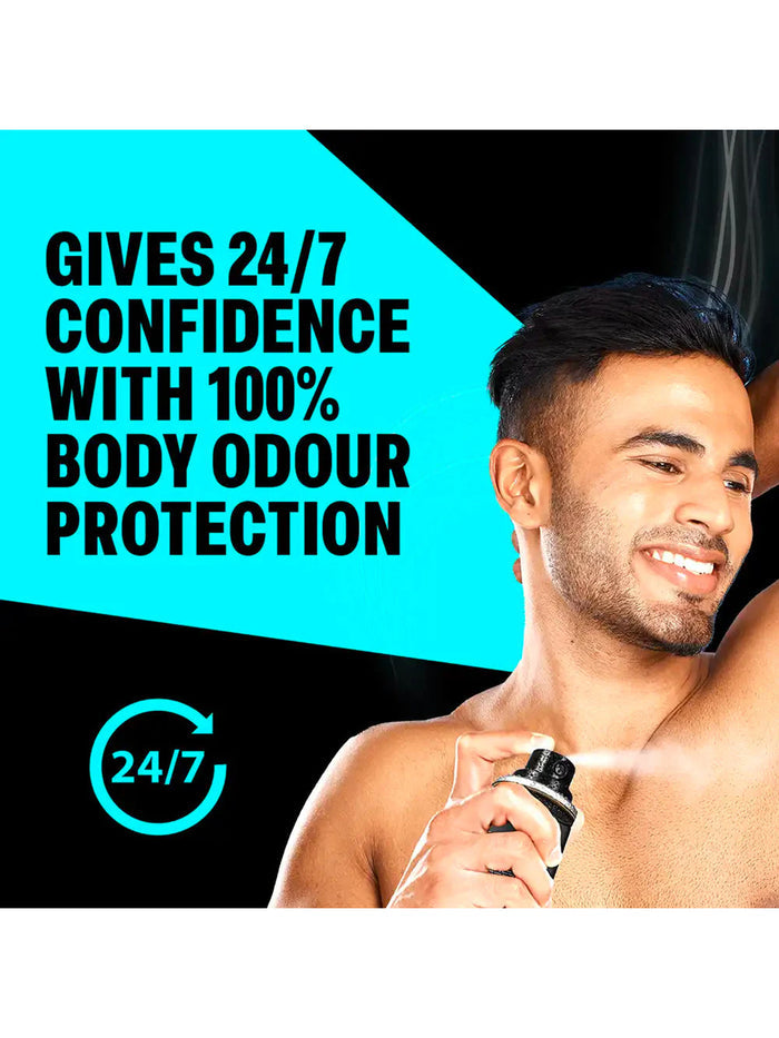 Bombay Shaving Company Black Vibe Deodorant Spray (150ml) (Pack of 2)