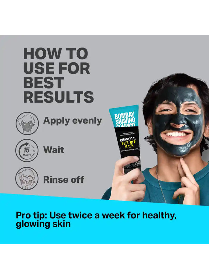 Bombay Shaving Company Charcoal Peel-Off Mask (100g)