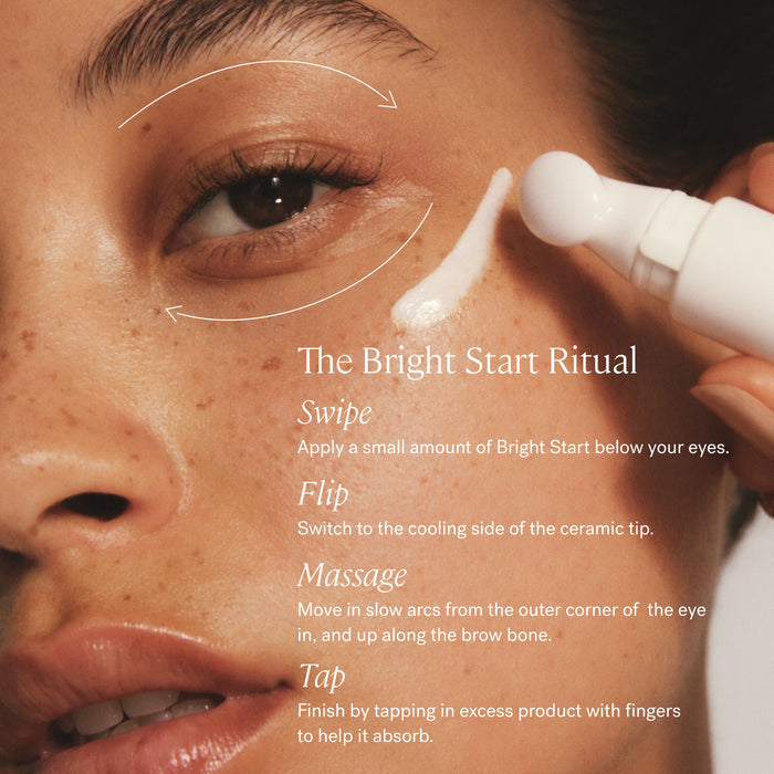 ILIA-Bright Start Activated Eye Cream-Skincare-BrightStartHowtoUse-The Detox Market |