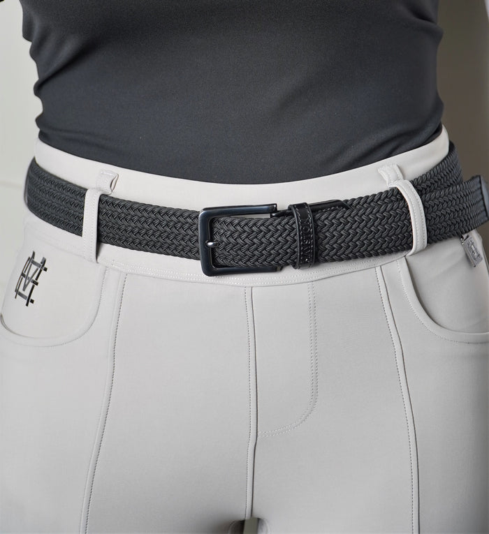 Brownsea Black Belt in luxury elastic, built for comfort