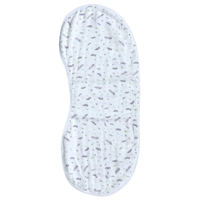 Burp Cloth Bib French Lavender Baby in  at Wrapsody