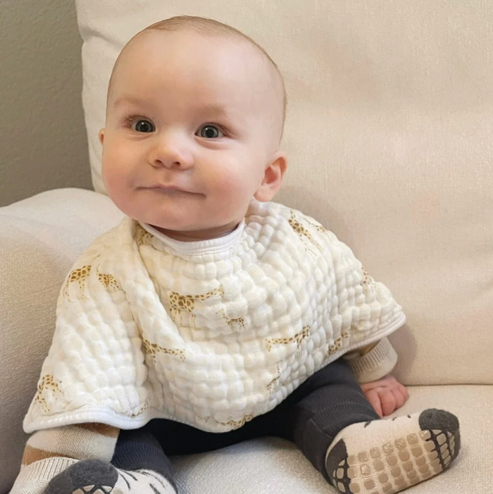 Burp Cloth Bib Into The Wild Baby in  at Wrapsody
