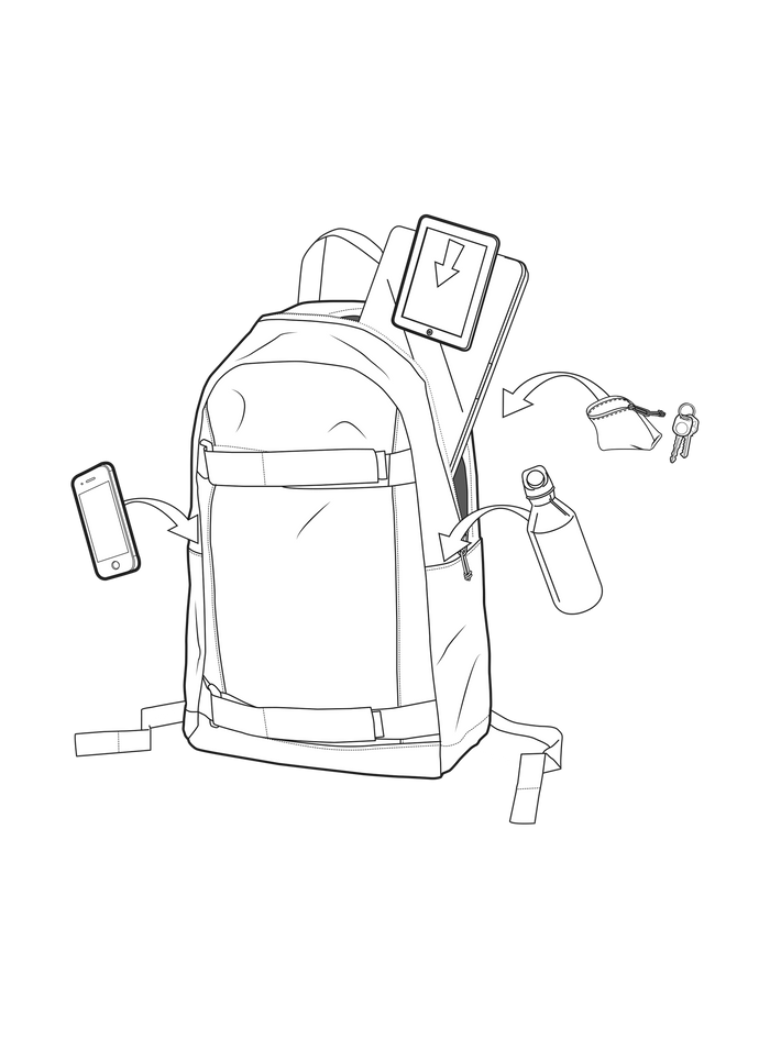 Bag illustration image for Burton Emphasis 2.0 26L Backpack