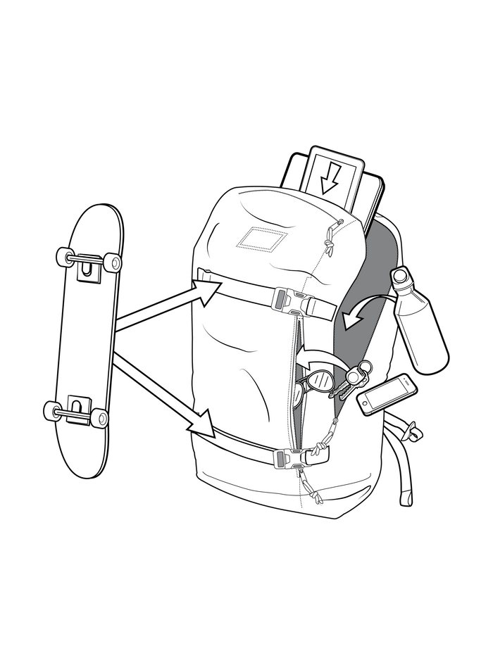 Bag illustration image for Burton Kilo 2.0 27L Backpack