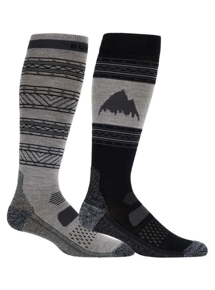 Product image of Men's Burton Performance Lightweight Socks (2 Pack)[Variant:True Black]