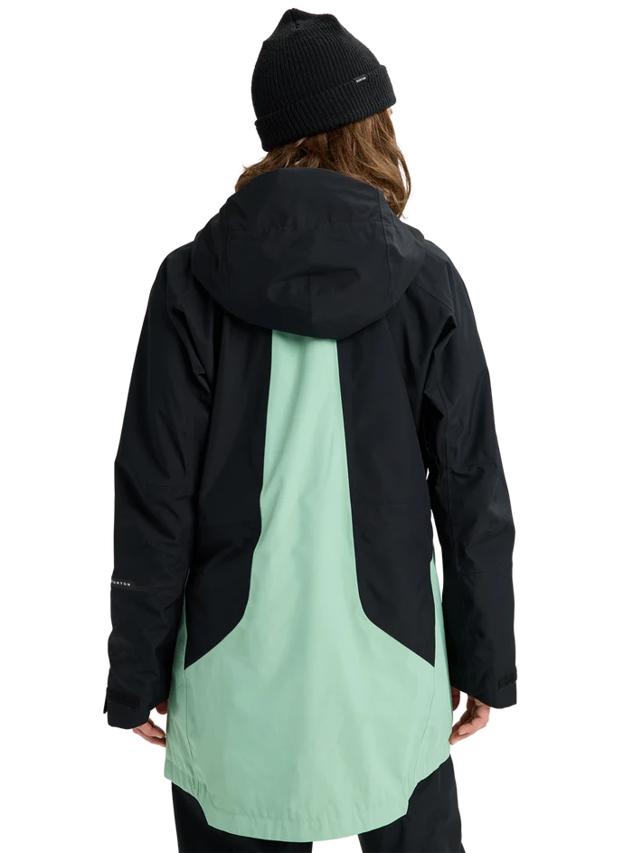 Product image of Women's Burton Reserve 2L Jacket[Variant:True Black / Soft Sage]