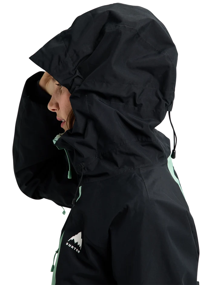 Product image of Women's Burton Reserve 2L Jacket[Variant:True Black / Soft Sage]