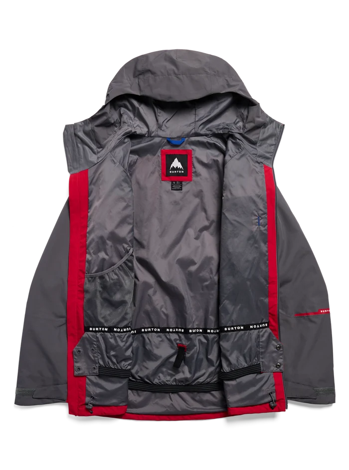 Product image of Men's Burton Reserve 2L Jacket[Variant:Gotham Gray / Geranium Red]
