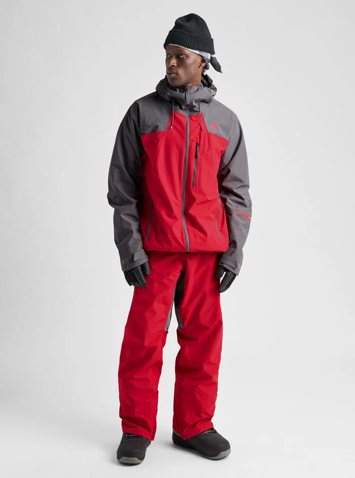 Product image of Men's Burton Reserve 2L Jacket[Variant:Gotham Gray / Geranium Red]
