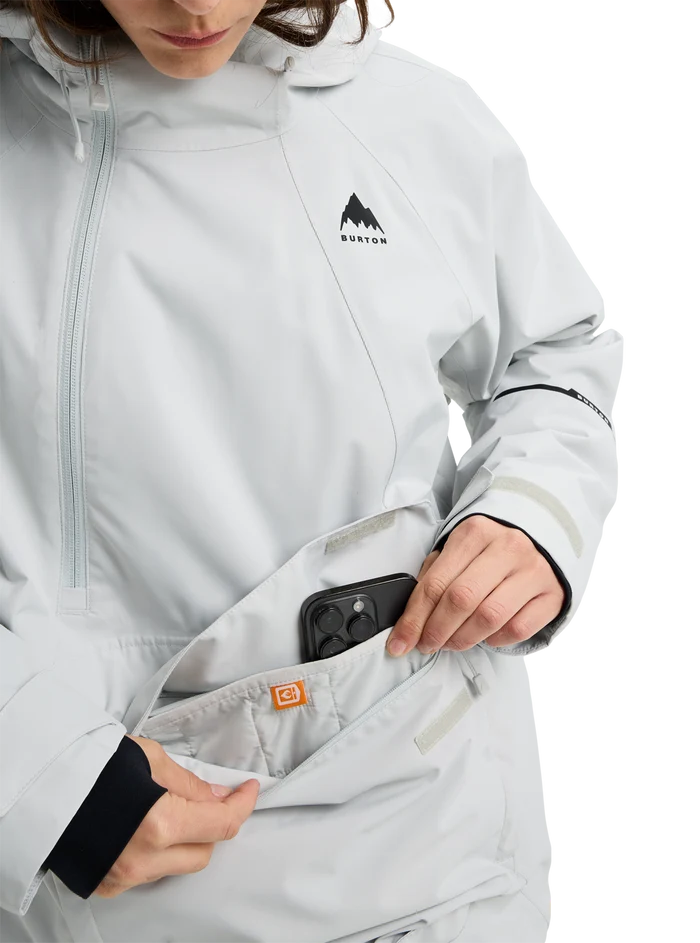Product image of Women's Burton Reserve 2L Relaxed Anorak Jacket[Variant:Gray Cloud]
