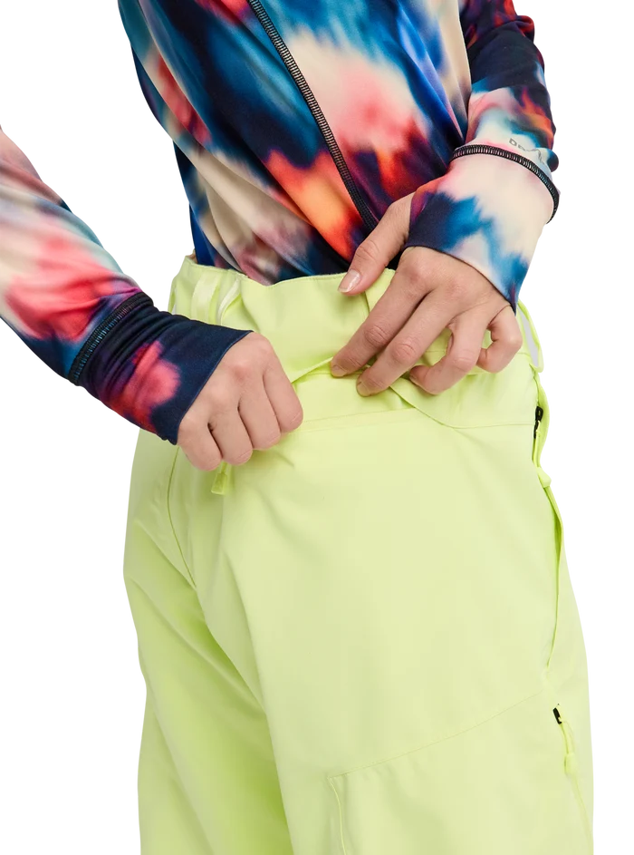 Product image of Women's Burton Reserve 2L Relaxed Pants[Variant:Glow Yellow Green]