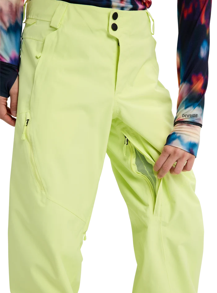 Product image of Women's Burton Reserve 2L Relaxed Pants[Variant:Glow Yellow Green]