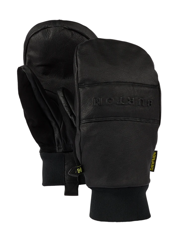 Product image of Burton Treeline Leather Mittens[Variant: True Black]