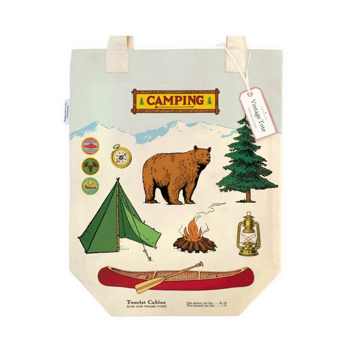 Camping Tote Bag - Cavallini & Co.