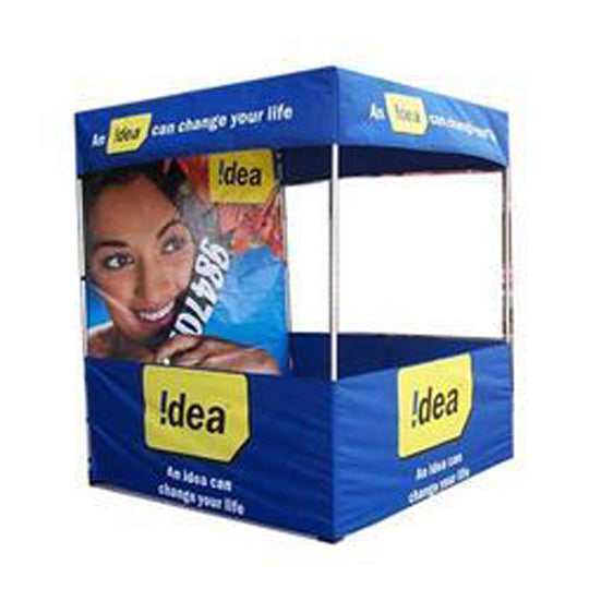 CANOPY TENT - DEMO TENT WITH PRINT SIZE 4' X 4' X 7' RS 2450