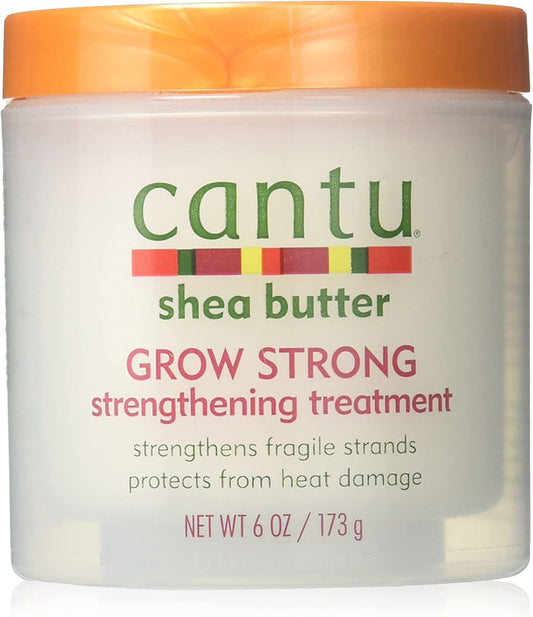 Cantu Shea Butter Grow Strong Strengthening Treatment 6 Ounce (173 ml)