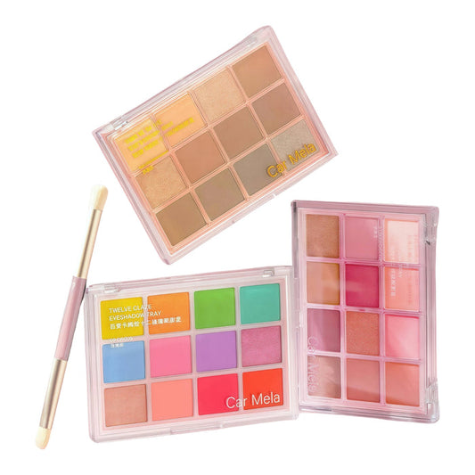 CARMELA 12-color Glazed Eyeshadow Palette T5031