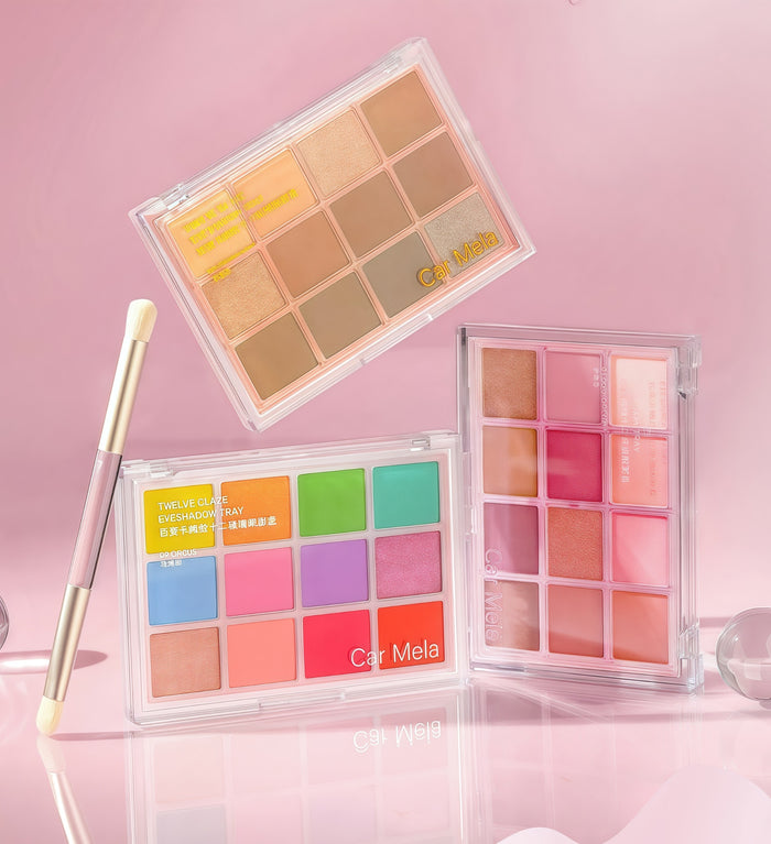 CARMELA 12-color Glazed Eyeshadow Palette T5031