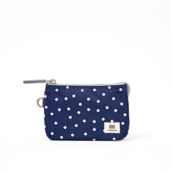 Navy Polka Dot
