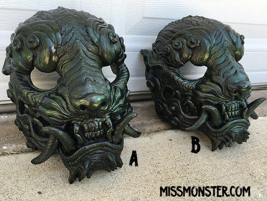 CAST URETHANE SENTINEL MASK - COLOR CHANGE EFFECT- GREEN