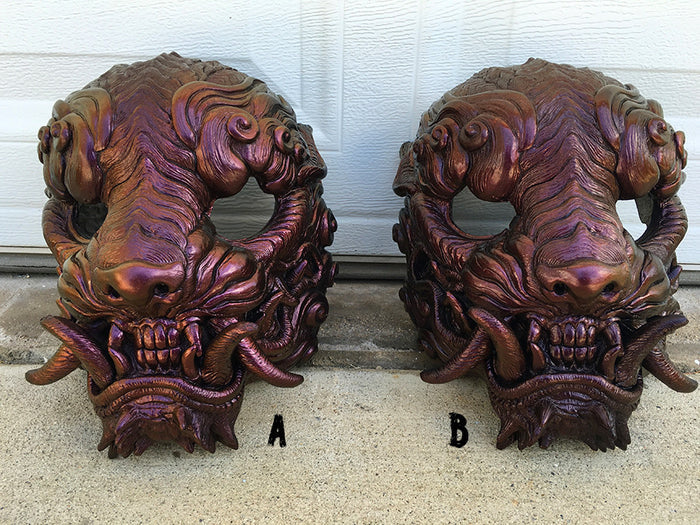 CAST URETHANE SENTINEL MASK - COLOR CHANGE EFFECT- RED