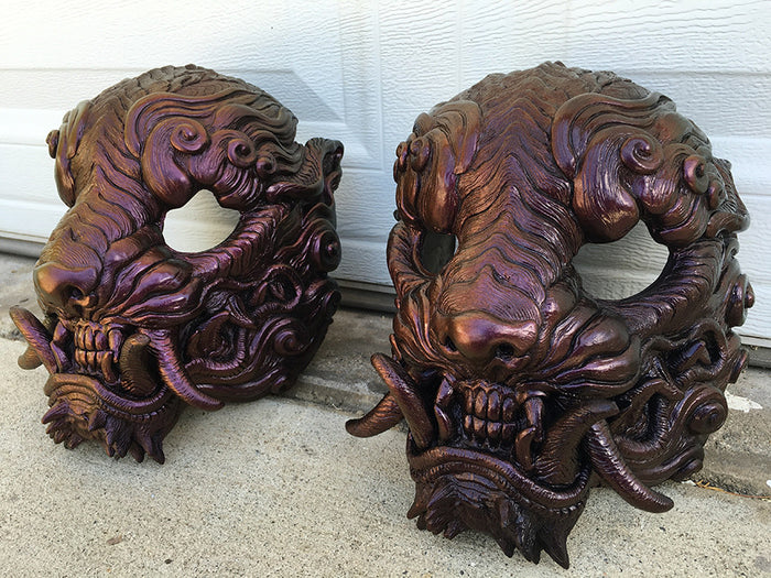 CAST URETHANE SENTINEL MASK - COLOR CHANGE EFFECT- RED