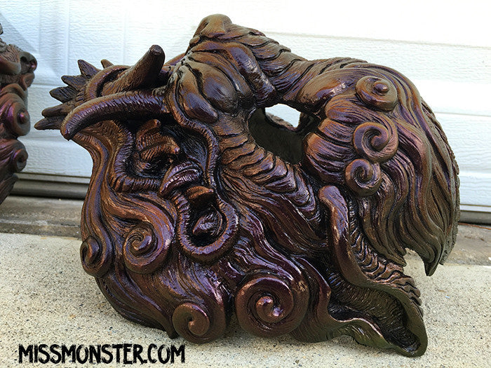 CAST URETHANE SENTINEL MASK - COLOR CHANGE EFFECT- RED