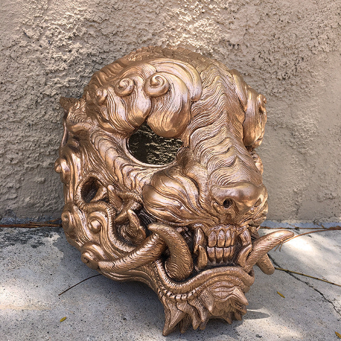 CAST URETHANE SENTINEL MASK- BRIGHT COPPER