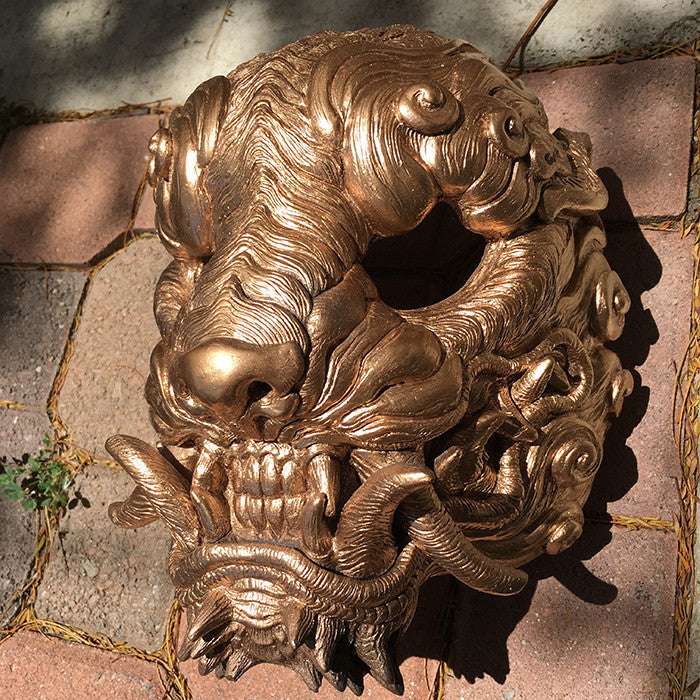 CAST URETHANE SENTINEL MASK- BRIGHT COPPER