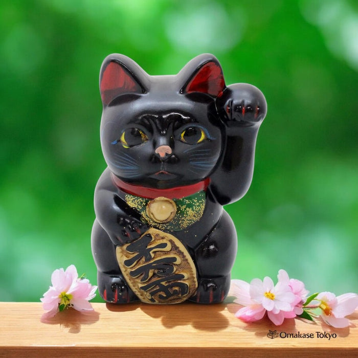 Castle Enterprise Retro Lucky Cat Money Box – Black
