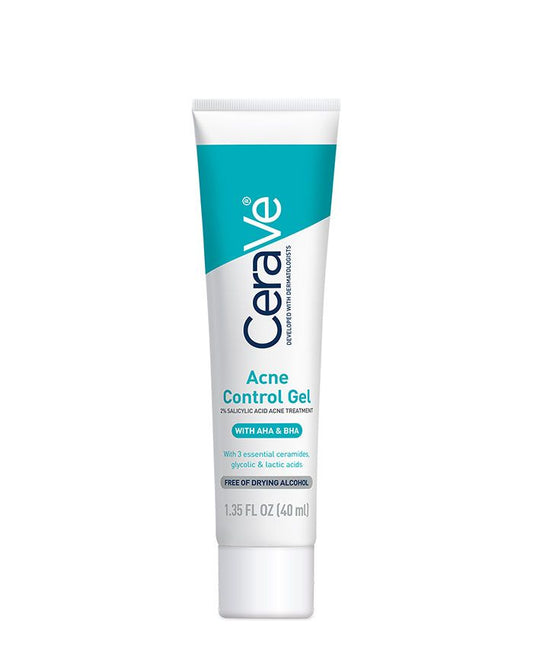 CERAVE Acne Control Gel 2% Salicylic Acid Acne Treatment With AHA & BHA جل مرطب للبشرة بالساليسيلك من سيرافي