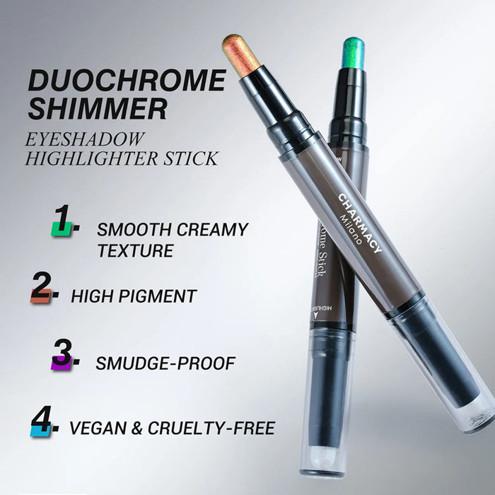 CHARMACY Double-ended Polarized & Chameleon Eyeshadow + Highlighter Stick T3957
