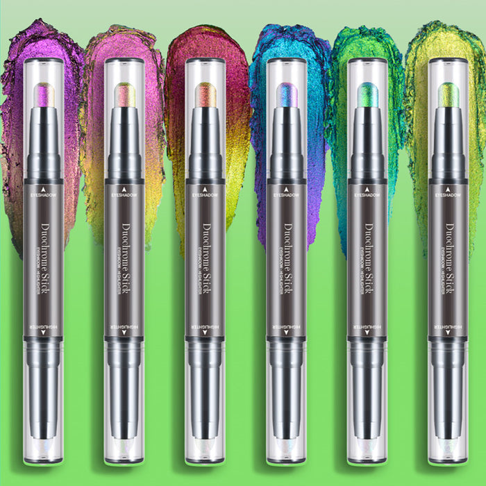 CHARMACY Double-ended Polarized & Chameleon Eyeshadow + Highlighter Stick T3957