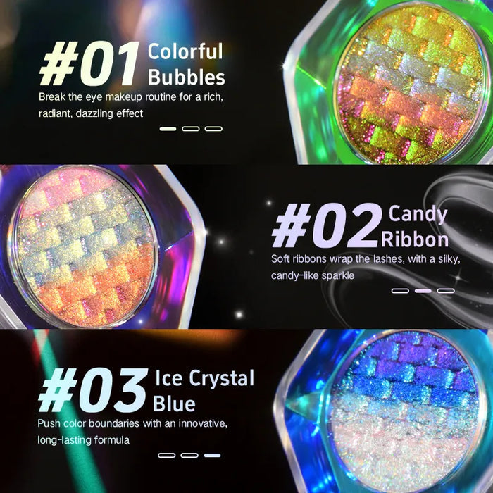 CHARMACY Rainbow Chameleon Diamond Gradient Eyeshadow T4296