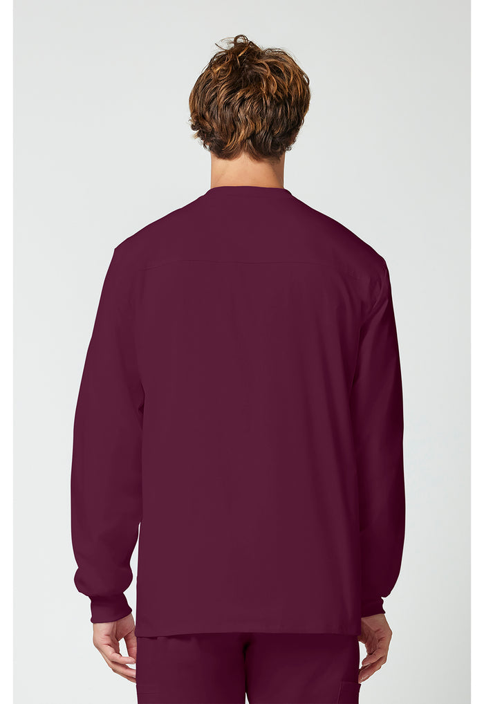 Cherokee Workwear Professionals Mens Snap Front Scrub Jacket