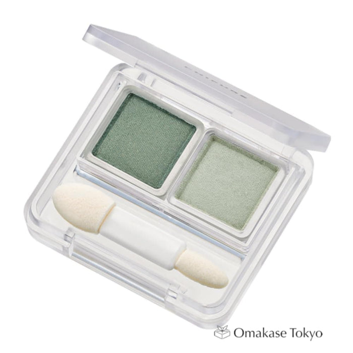 Chifure Twin Color Eyeshadow 84 Green Dual Shade Eye Makeup