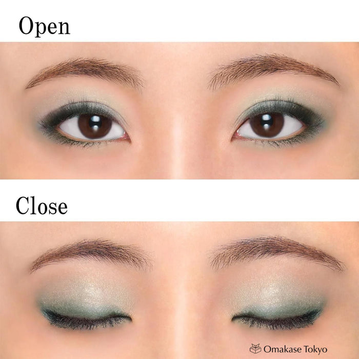 Chifure Twin Color Eyeshadow 84 Green Dual Shade Eye Makeup