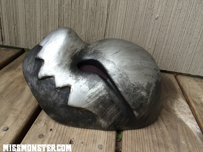 CHOMPY MASK- FINISHED READY TO SHIP- SLASHER SILVER