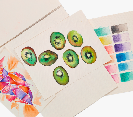 Chromo Blends Heavy Weight Watercolor Paper - Pine & Moss