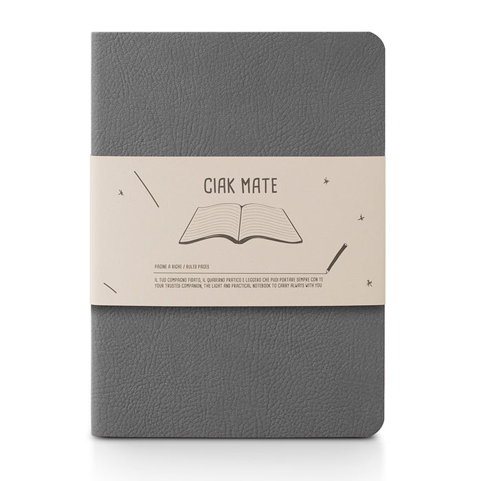 Ciak Mate Slim Notebook - A5, Dark Gray