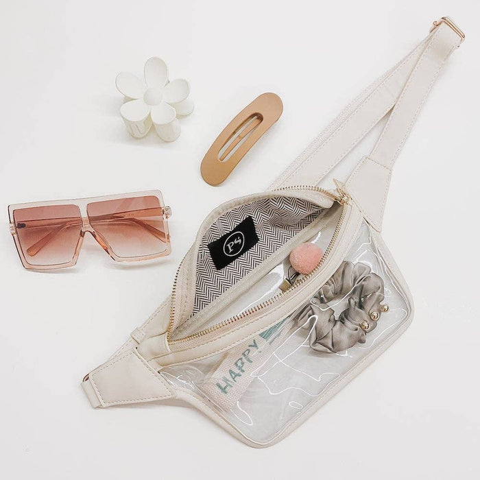 Pretty Simple Clara Bum Bag in black with adjustable strap and zippered pocket, stylish accessory for casual wear.