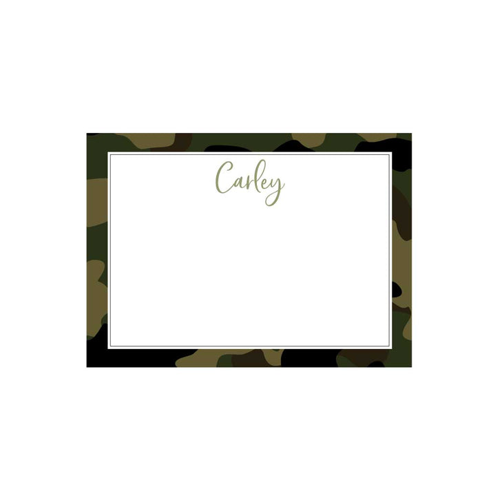Classic Camo Flat Note - Barque Gifts