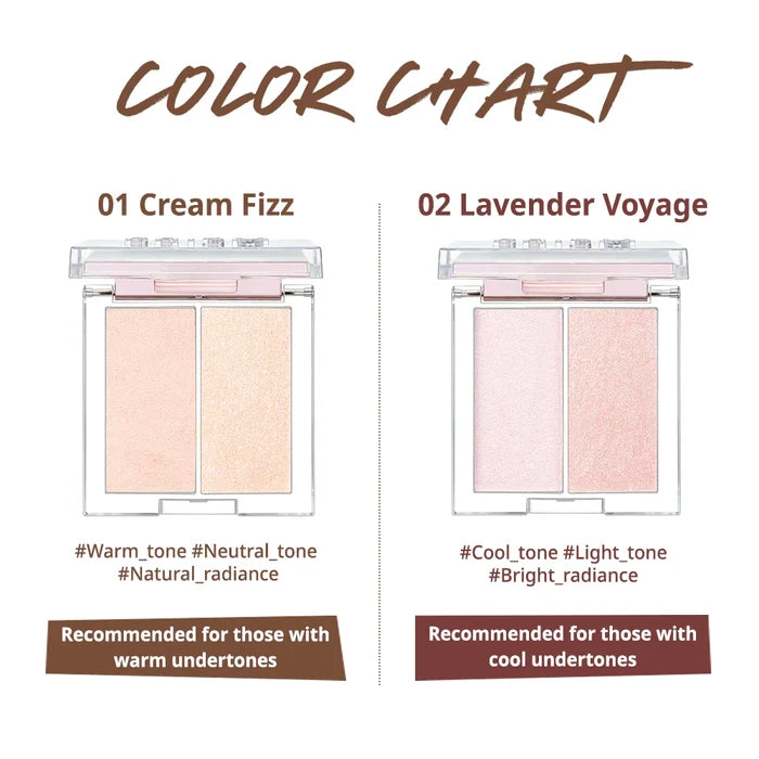 CLIO Prism Highlighter Duo هايلايتر ثنائي