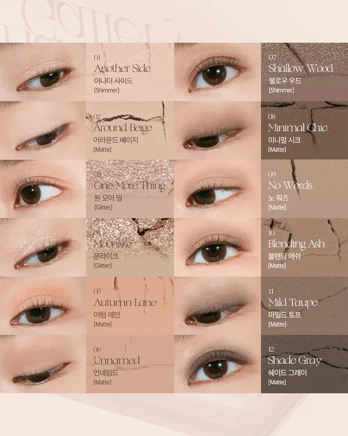 CLIO Shade & Shadow Palette 01 Shadow Gallary شدو بالت