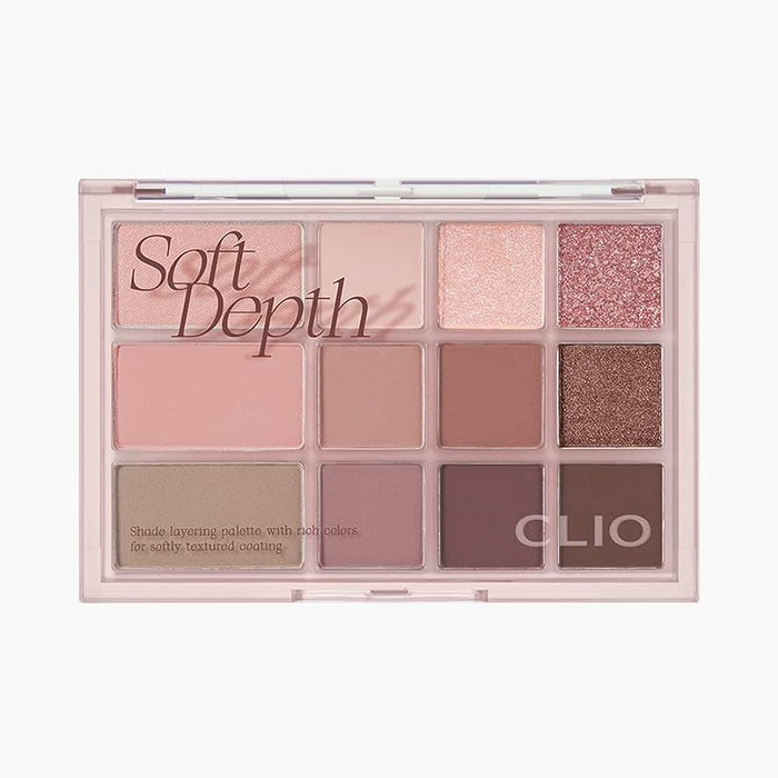 CLIO Shade & Shadow Palette 02 Soft Depth علبة ظلال