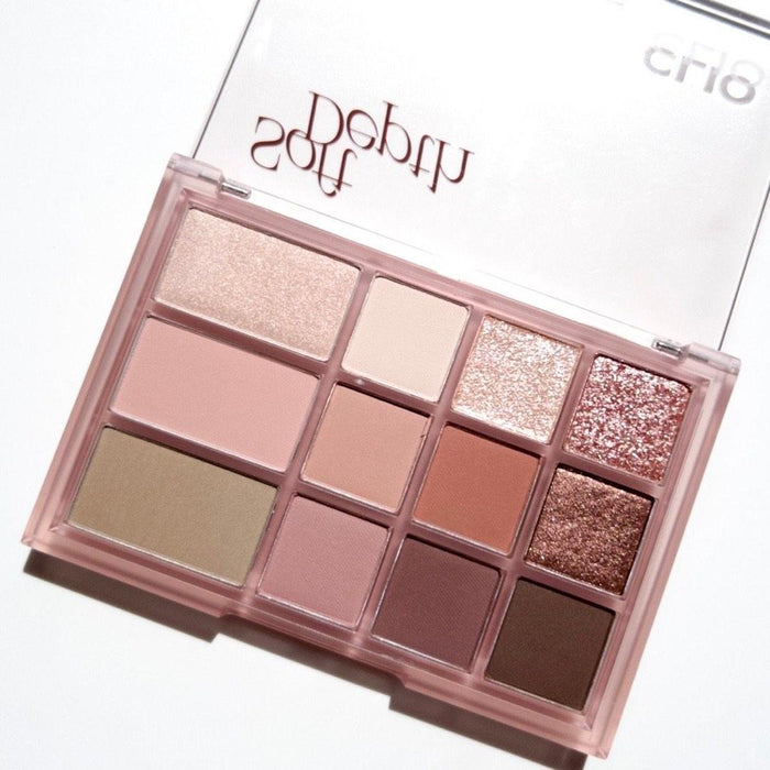 CLIO Shade & Shadow Palette 02 Soft Depth علبة ظلال