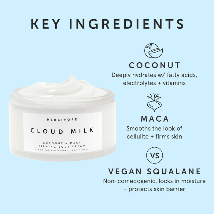 Herbivore-Cloud Milk Coconut + Maca Firming Body Cream-Body-KeyIL-The Detox Market |