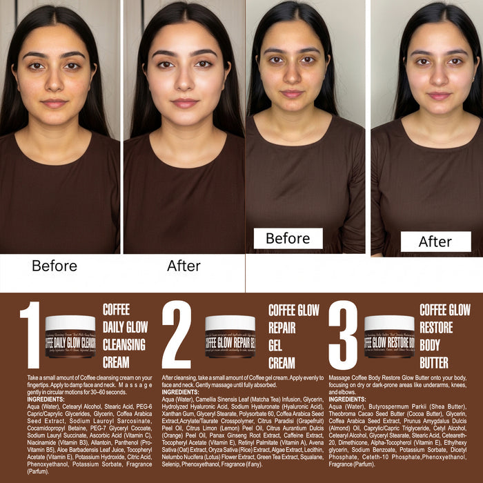 Coffee Face & Body Glow Pack