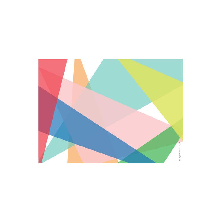 Color Block Flat Note - Barque Gifts